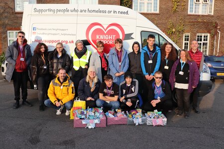 Students Act Of Kindness Projects raises funds for Knight Support Homeless Charity