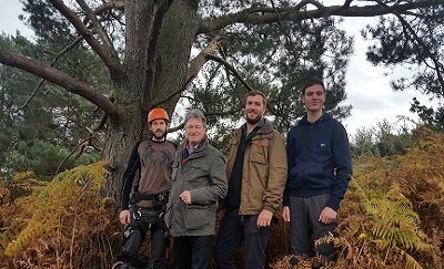 Matt, Ollie and Dean with Alan Titchmarsh