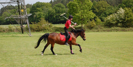 Lydia Burdis Tent Pegging