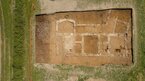 Plumpton Villa 2016. Drone photograph of Plumpton Villa taken by Mark Dobson.