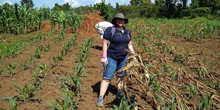 Helen King's visit to Uganda
