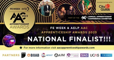 We are finalists in the AAC Apprenticeship Awards 2023!