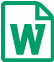 Word document icon