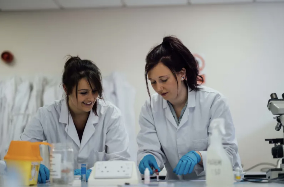 Science Students at Plumpton College
