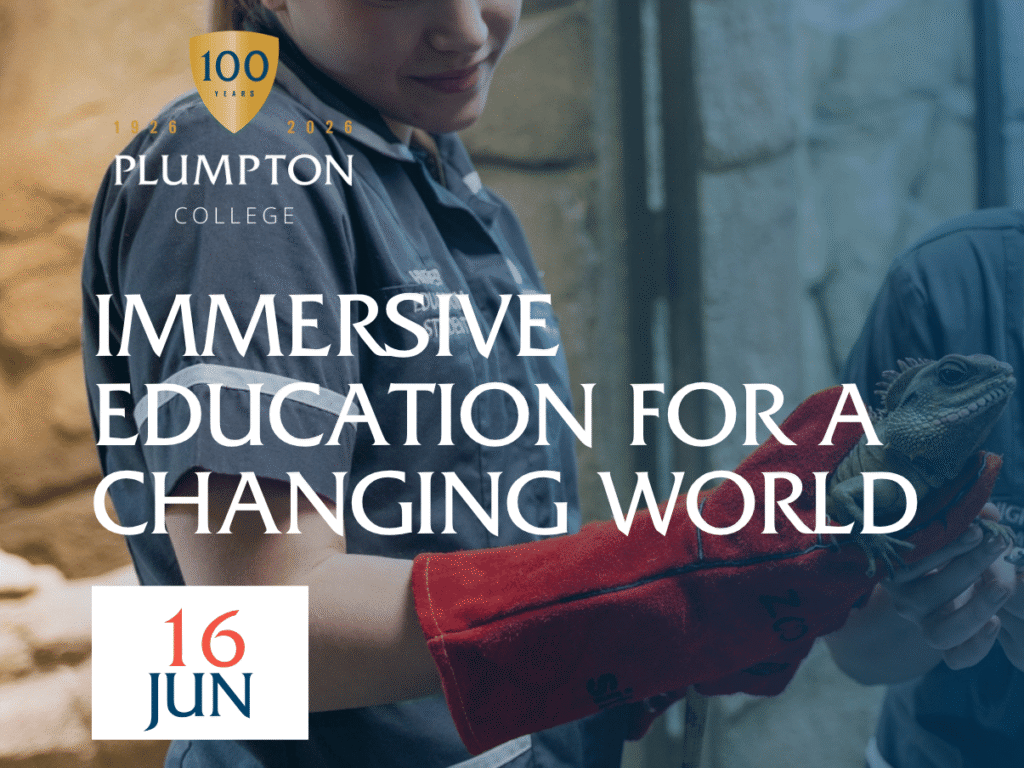 Plumpton College Open Events, 16 June: Immersive education for a changing world. Students handling a lizard during animal studies
